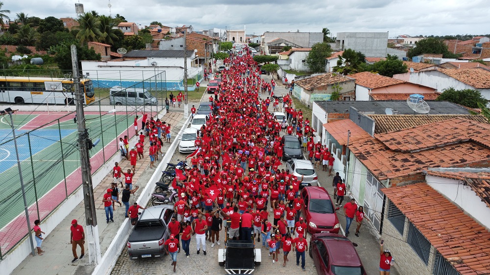 Pró Ninha realiza maior convenção partidária de Lamarão, e reúne milhares de apoiadores